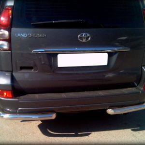 Защита заднего бампера "уголки" d-76 (LCN2012_8.1)