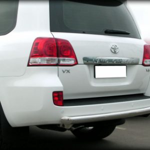 Защита заднего бампера "радиусная" d-76 (LCN2013_11)