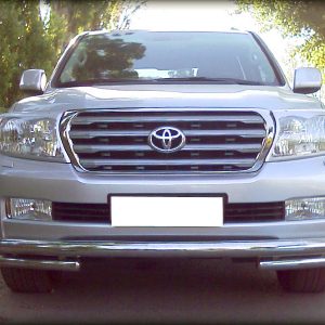 Дуга передняя по низу бампера d-76+60 радиусная двойная (LCN_3.1.1)