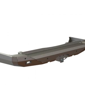 Бампер силовой задний Toyota Land Cruiser 200 2008-2015 квадрат, фары