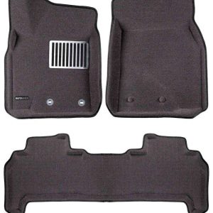 3D коврики Euromat для TOYOTA LC 200 (2012-2021) (с крепежом), Lux, Серый