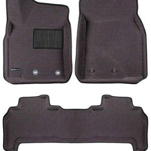 3D коврики Euromat для TOYOTA LC 200 (2012-2021) (с крепежом), Business, Серый