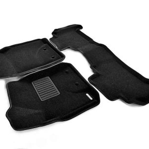 3D коврики Euromat для TOYOTA LC 200 (2007-2012), Business, Черный