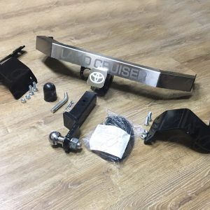 Тюнинг для TOYOTA Land Cruiser 200 2015- (кроме EXECUTIVE) Фаркоп (оцинкованный, надпись Land Cruiser, шар E нерж.)