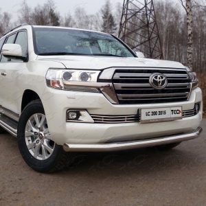 Защита передняя нижняя 76,1 мм для TOYOTA Land Cruiser 200 2015- (кроме EXECUTIVE)