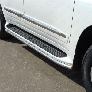 Защита порогов 50,8 мм для TOYOTA Land Cruiser 200 EXECUTIVE 2016-2018