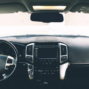 Накидки серые на панель приборов для Toyota Land Cruiser 200