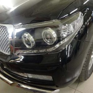 Защита фар прозрачная для Toyota Land Cruiser 200