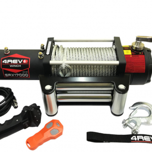 Лебедка автомобильная 4REVO SRX 17000 24V со стальным тросом
